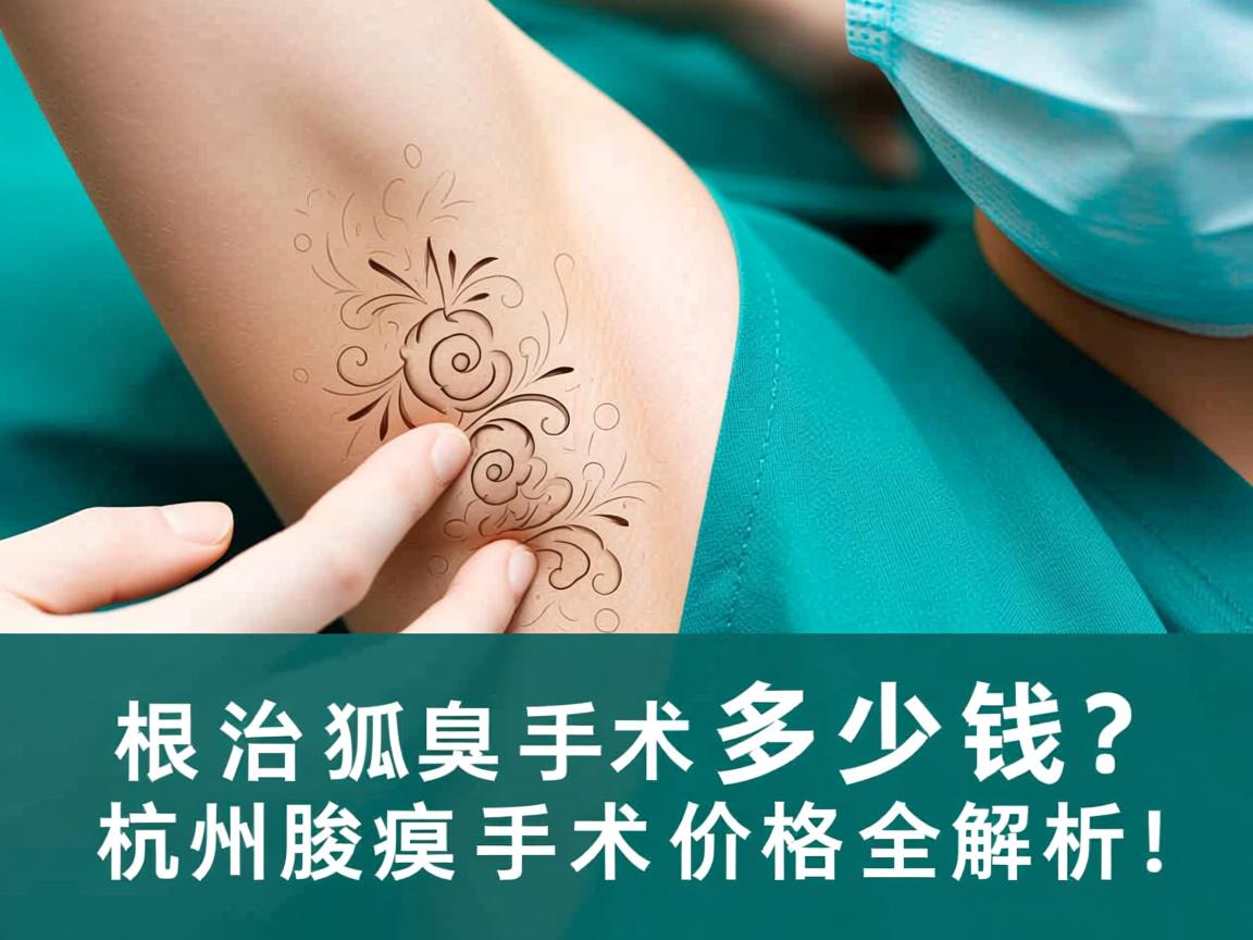 根治狐臭手术多少钱?杭州腋臭手术价格全解析! 根治狐臭手术多少钱?杭州腋臭手术价格全解析!