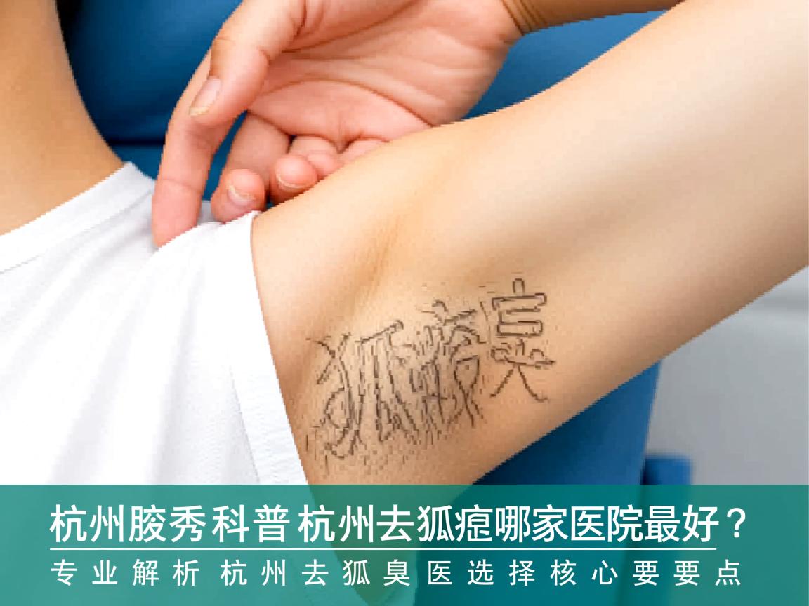 杭州腋秀科普杭州去狐臭哪家医院最好?专业解析杭州去狐臭医院选择核心要点 杭州腋秀科普杭州去狐臭哪家医院最好?专业解析杭州去狐臭医院选择核心要点