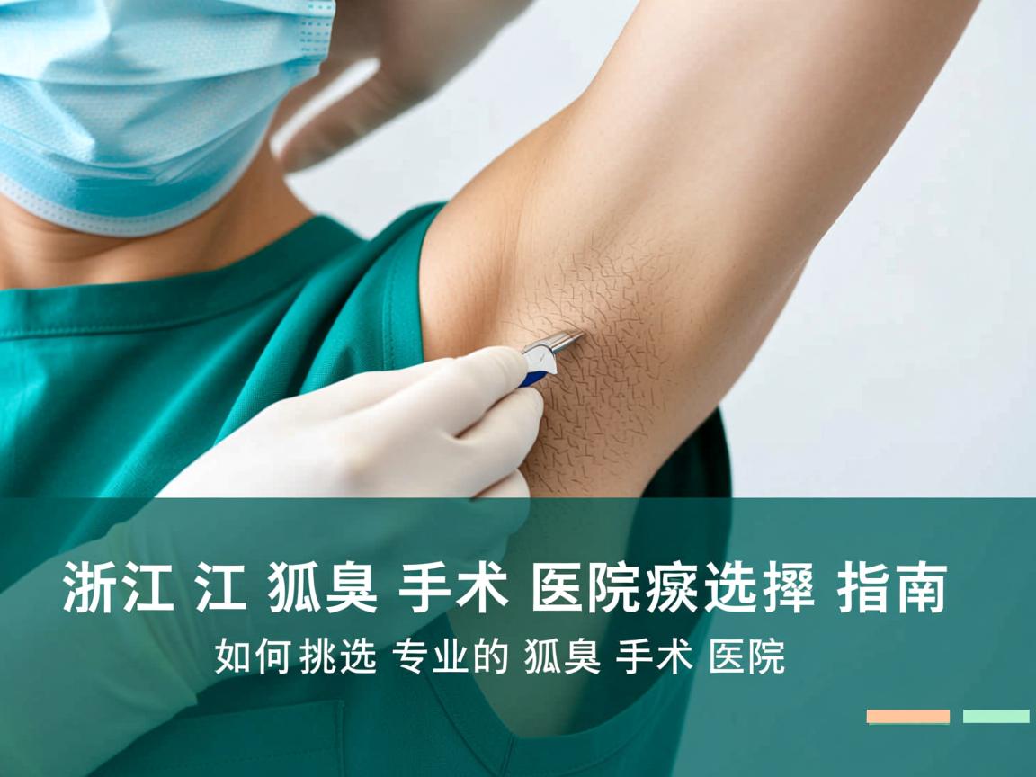 浙江狐臭手术医院选择指南,如何挑选专业的狐臭手术医院 浙江狐臭手术医院选择指南,如何挑选专业的狐臭手术医院