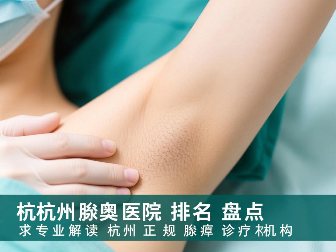 杭州腋臭医院排名盘点,专业解读杭州正规腋臭诊疗机构 杭州腋臭医院排名盘点,专业解读杭州正规腋臭诊疗机构