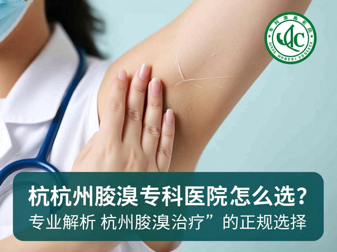 杭州腋臭专科医院怎么选?专业解析杭州腋臭治疗的正规选择 杭州腋臭专科医院怎么选?专业解析杭州腋臭治疗的正规选择