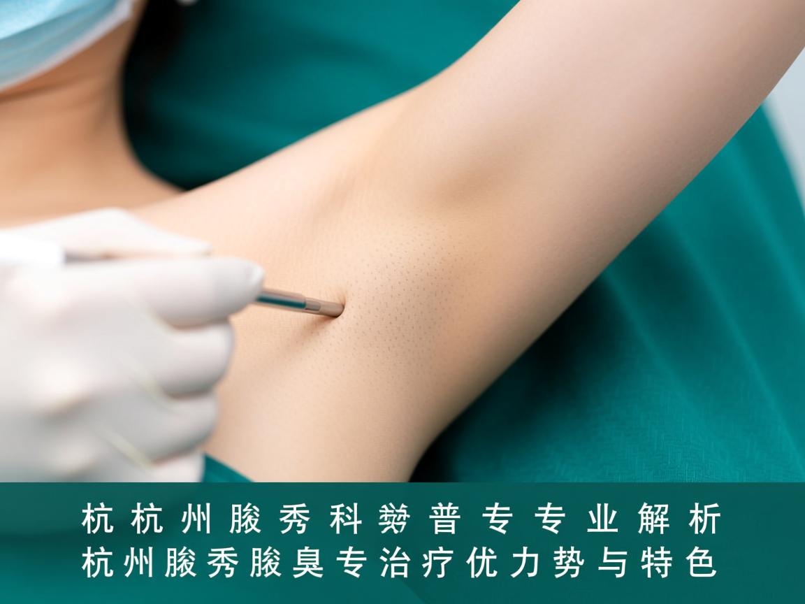 杭州腋秀科普专业解析,杭州腋秀腋臭专科的治疗优势与特色 杭州腋秀科普专业解析,杭州腋秀腋臭专科的治疗优势与特色