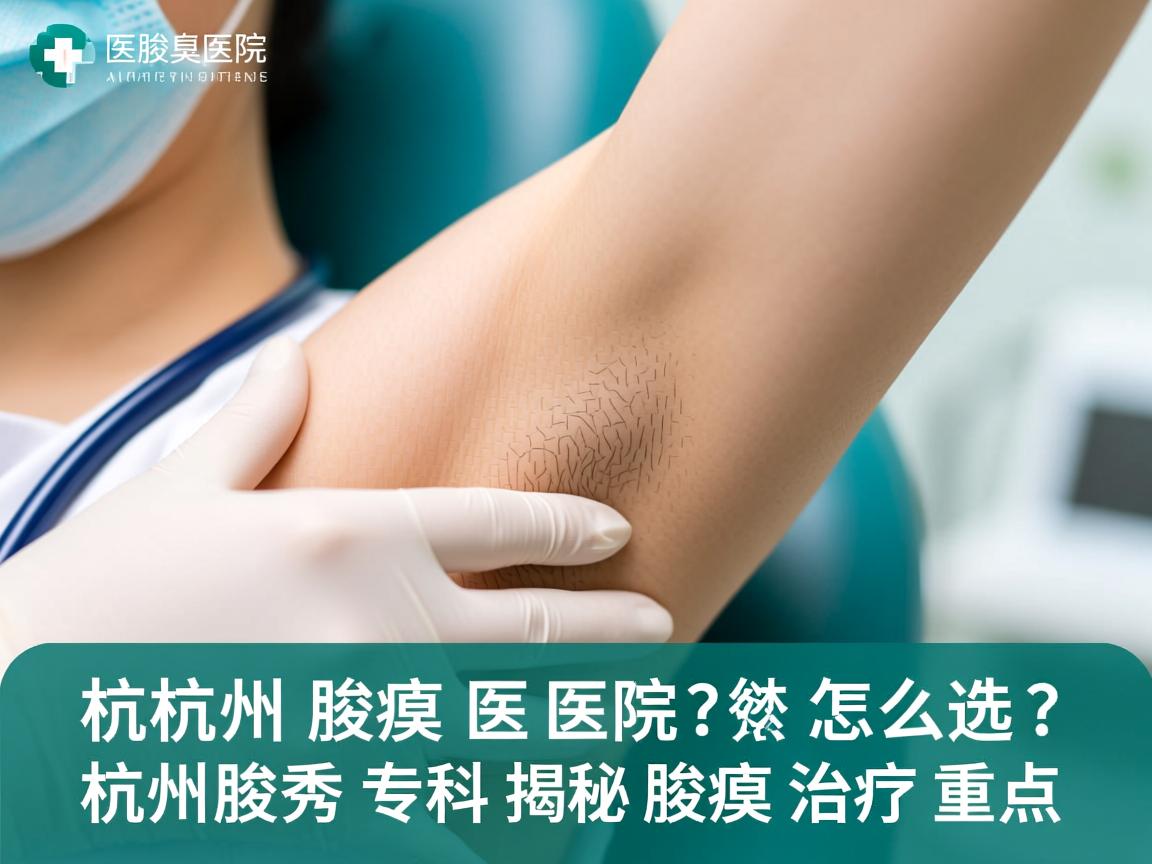 杭州腋臭医院怎么选?杭州腋秀专科揭秘腋臭治疗重点 杭州腋臭医院怎么选?杭州腋秀专科揭秘腋臭治疗重点