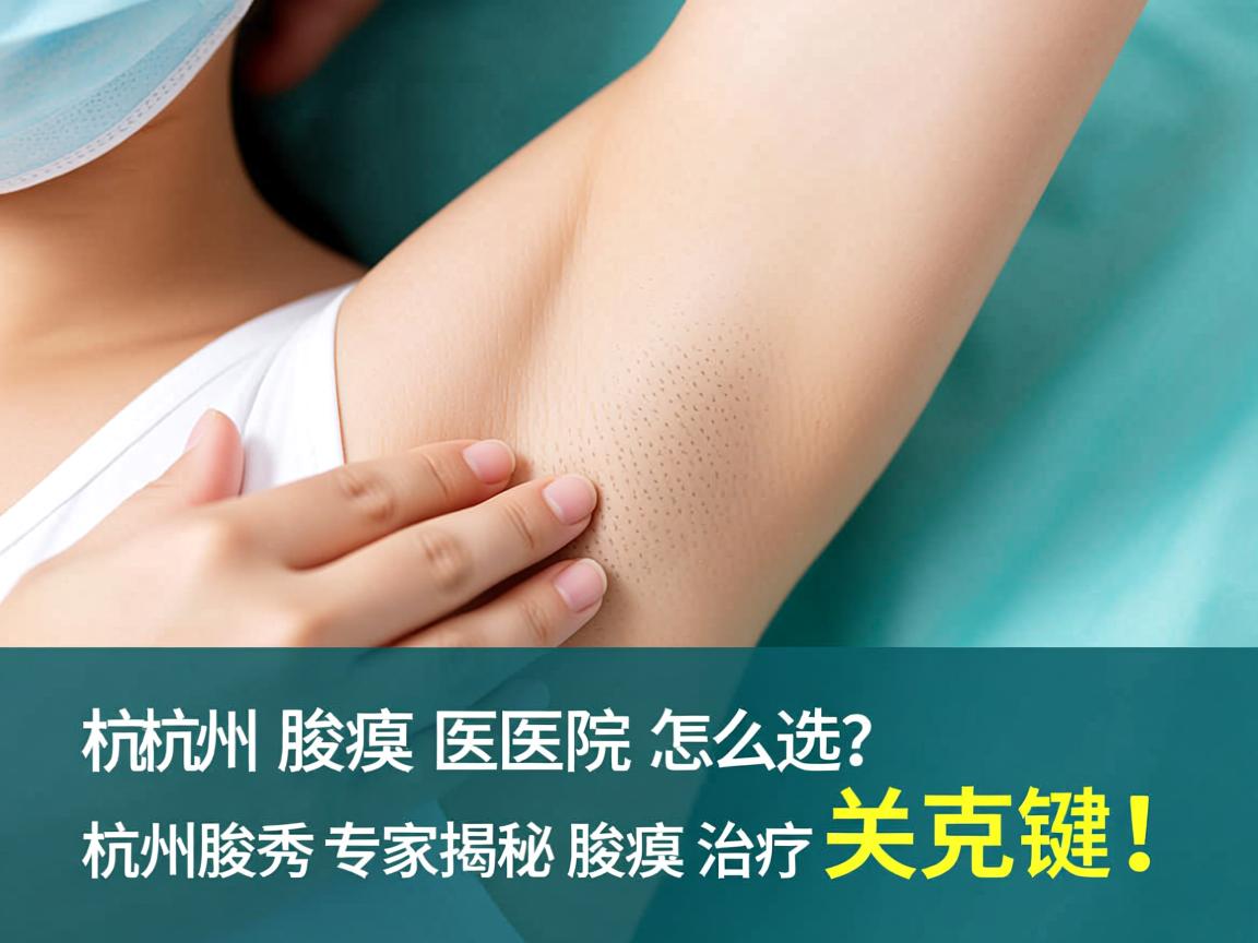 杭州腋臭医院怎么选?杭州腋秀专家揭秘腋臭治疗关键! 杭州腋臭医院怎么选?杭州腋秀专家揭秘腋臭治疗关键!