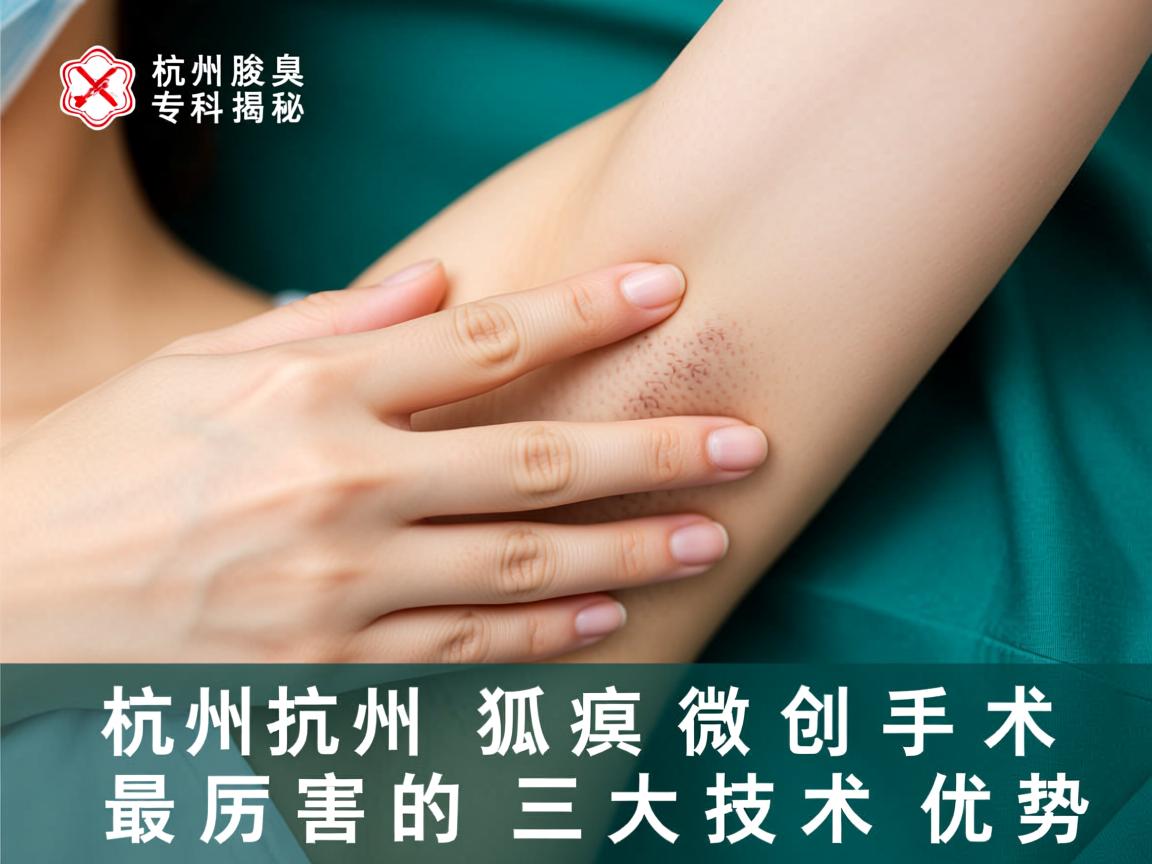 杭州腋臭专科揭秘,杭州狐臭微创手术最厉害的三大技术优势 杭州腋臭专科揭秘,杭州狐臭微创手术最厉害的三大技术优势