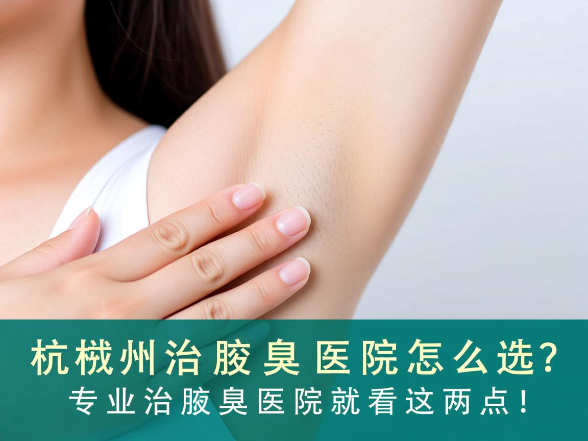 杭州治腋臭医院怎么选?专业治腋臭医院就看这两点! 杭州治腋臭医院怎么选?专业治腋臭医院就看这两点!