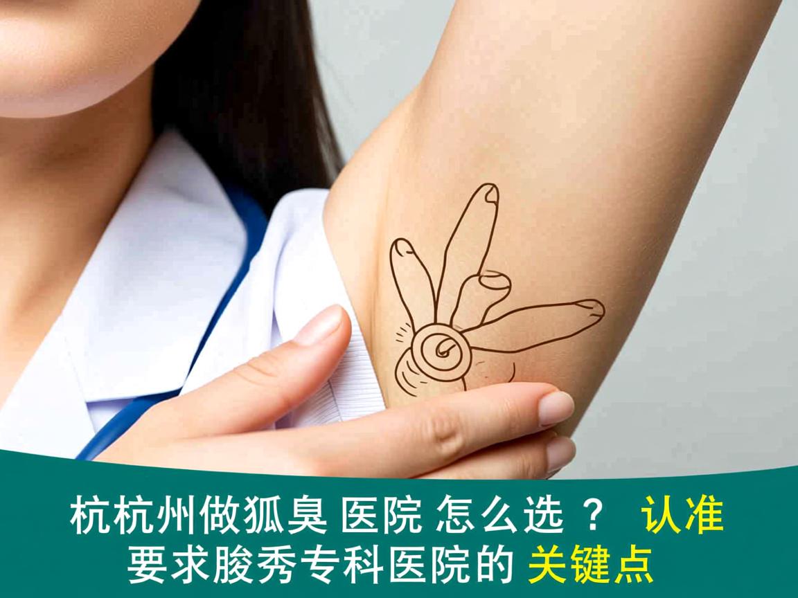 杭州做狐臭医院怎么选?认准杭州腋秀专科医院的关键点 杭州做狐臭医院怎么选?认准杭州腋秀专科医院的关键点