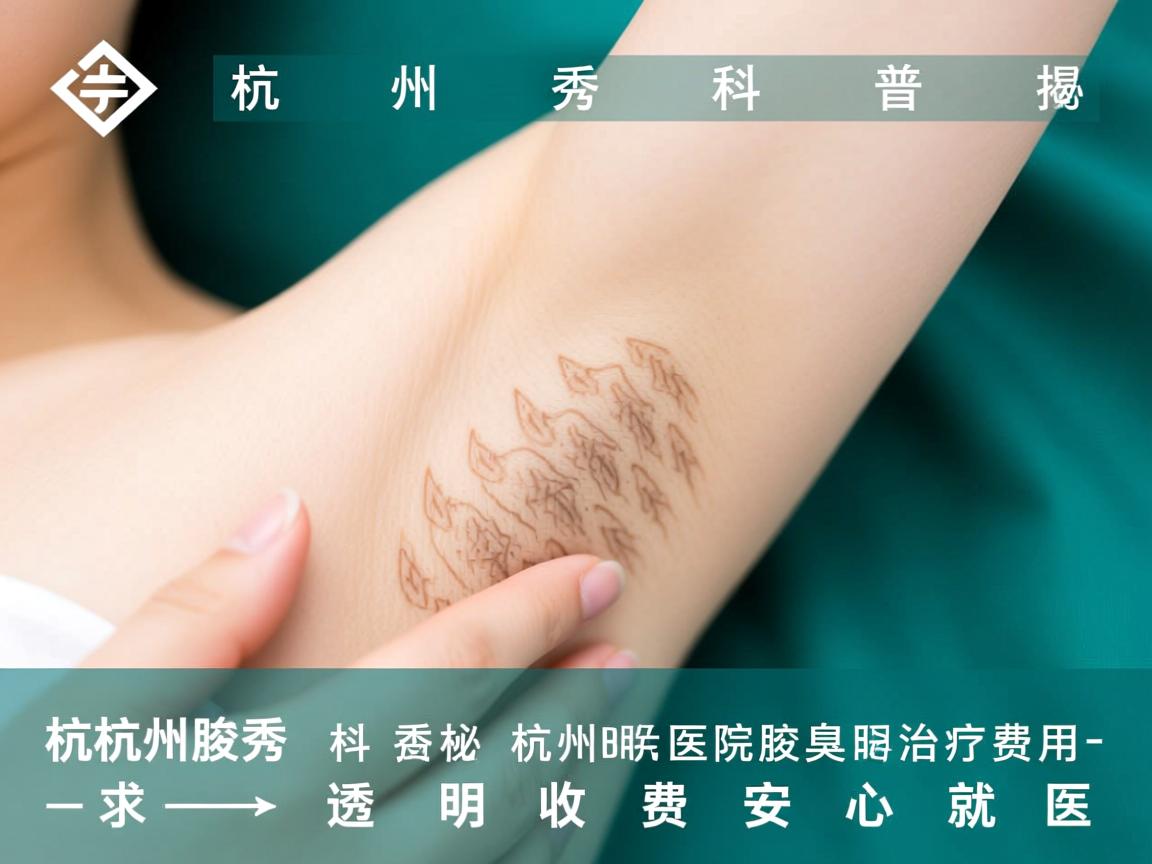 杭州腋秀科普揭秘杭州腋秀医院腋臭治疗费用,透明收费安心就医 杭州腋秀科普揭秘杭州腋秀医院腋臭治疗费用,透明收费安心就医