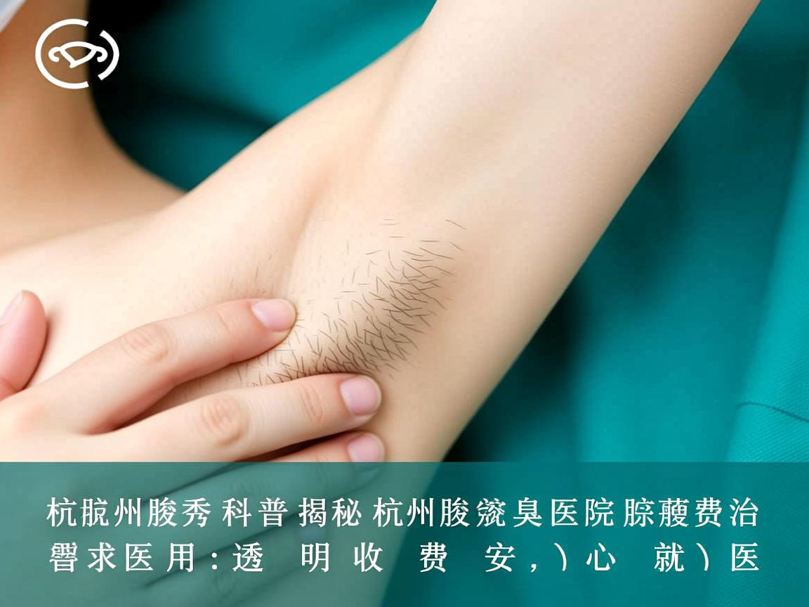杭州腋秀科普揭秘杭州腋秀医院腋臭治疗费用,透明收费安心就医 杭州腋秀科普揭秘杭州腋秀医院腋臭治疗费用,透明收费安心就医