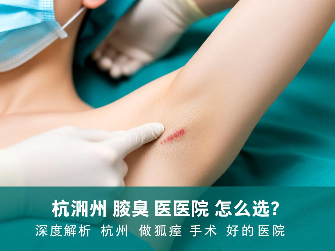 杭州腋臭医院怎么选?深度解析杭州做狐臭手术好的医院 杭州腋臭医院怎么选?深度解析杭州做狐臭手术好的医院