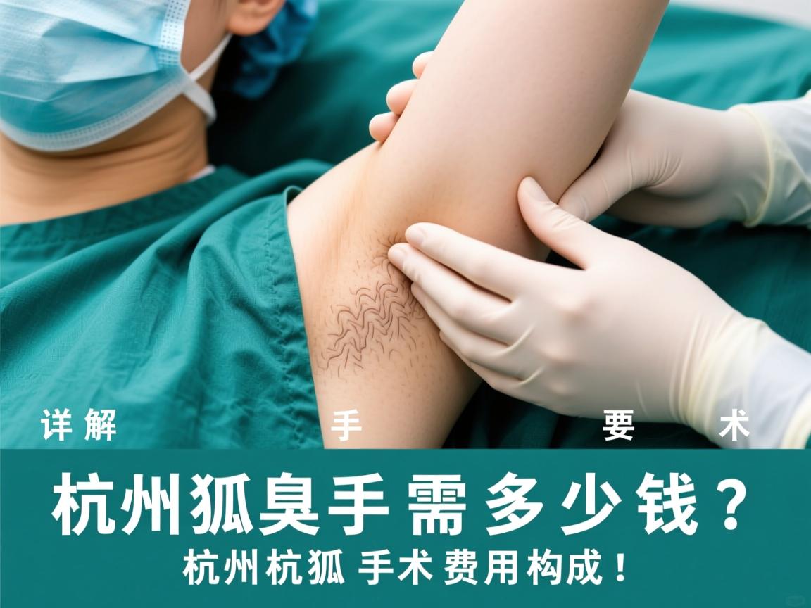 杭州狐臭手术需多少钱？详解杭州狐臭手术费用构成！