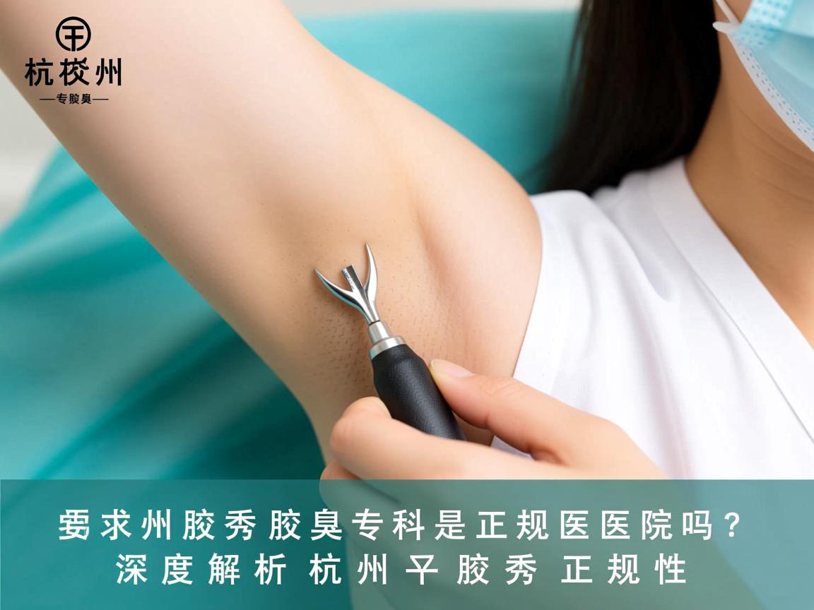 杭州腋秀腋臭专科是正规医院吗？深度解析杭州腋秀正规性