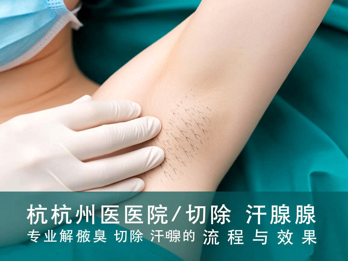 杭州医院切除汗腺，专业解析腋臭切除汗腺的流程与效果