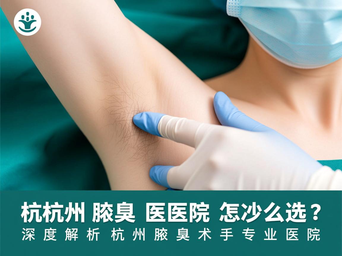 杭州腋臭医院怎么选？深度解析杭州腋臭手术专业医院