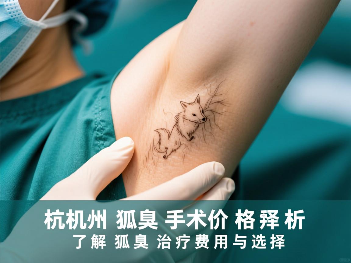 杭州狐臭手术价格解析，了解狐臭治疗费用与选择