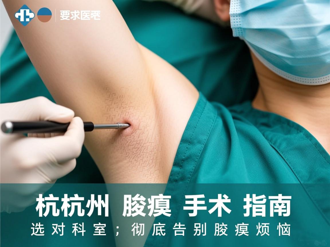 杭州腋臭手术指南，选对科室，彻底告别腋臭烦恼