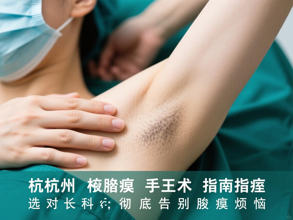 杭州腋臭手术指南，选对科室，彻底告别腋臭烦恼
