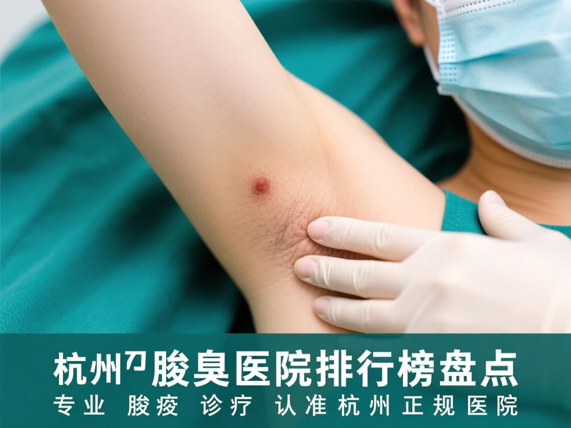杭州腋臭医院排行榜盘点，专业腋臭诊疗，认准杭州正规医院