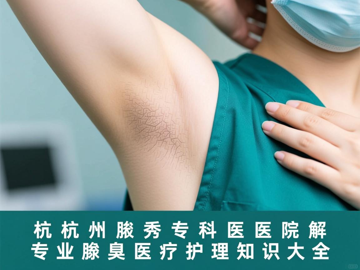 杭州腋秀专科医院解析，专业腋臭医疗护理知识大全