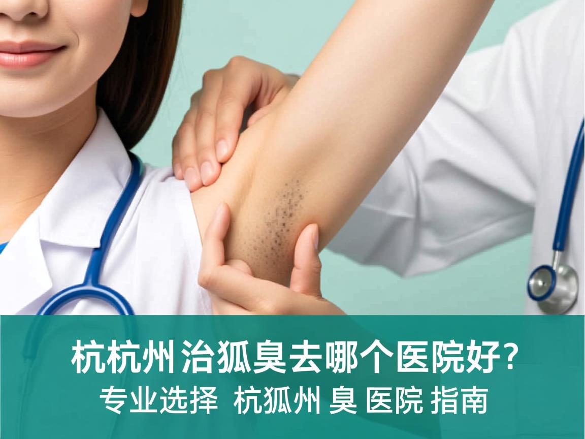 杭州治狐臭去哪个医院好？专业选择杭州狐臭医院指南