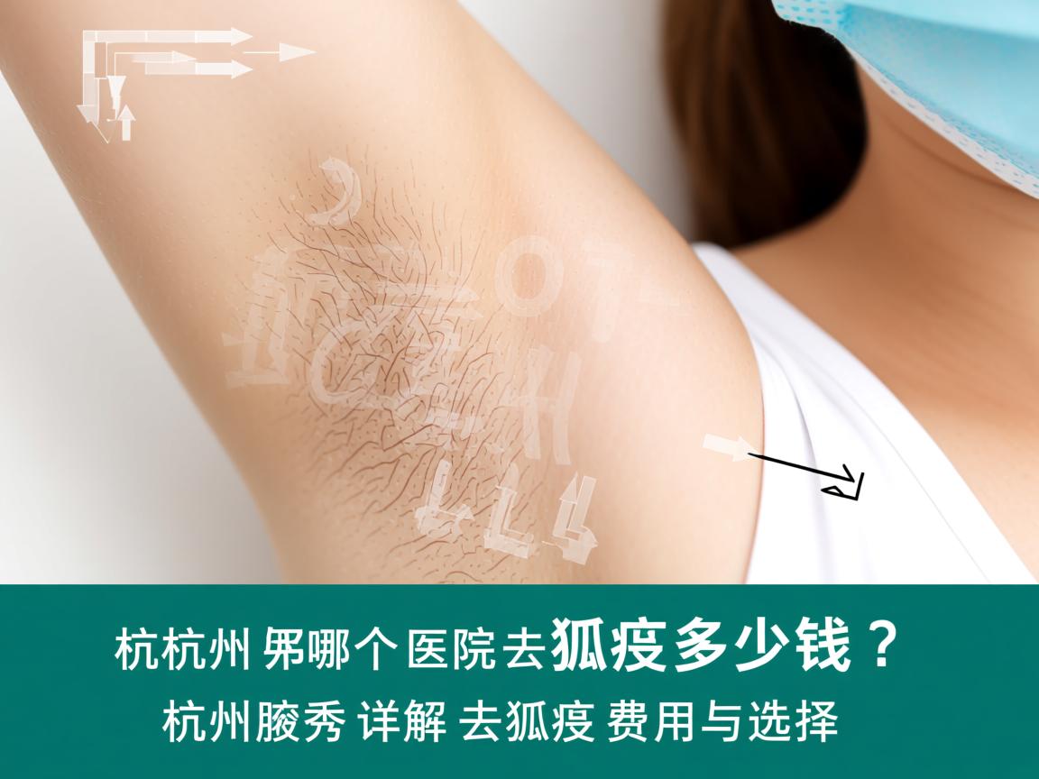 杭州哪个医院去狐臭多少钱？杭州腋秀详解去狐臭费用与选择