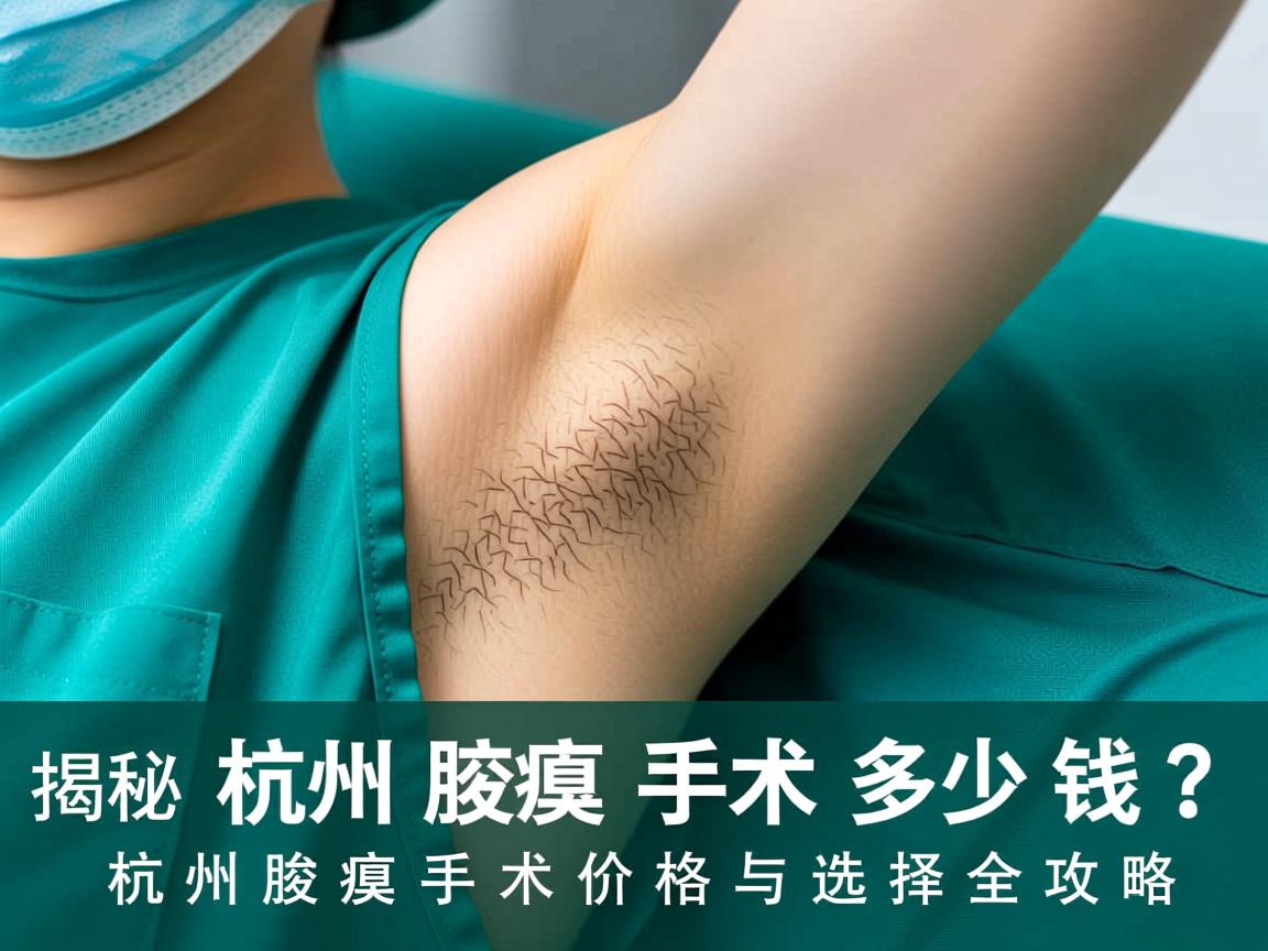 揭秘杭州腋臭手术多少钱？杭州腋臭手术价格与选择全攻略