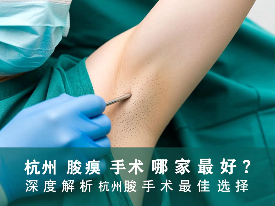 杭州腋臭手术哪家最好？深度解析杭州腋臭手术最佳选择