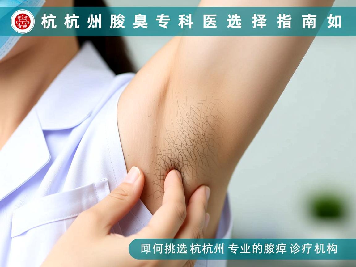 杭州腋臭专科医院选择指南，如何挑选杭州专业的腋臭诊疗机构