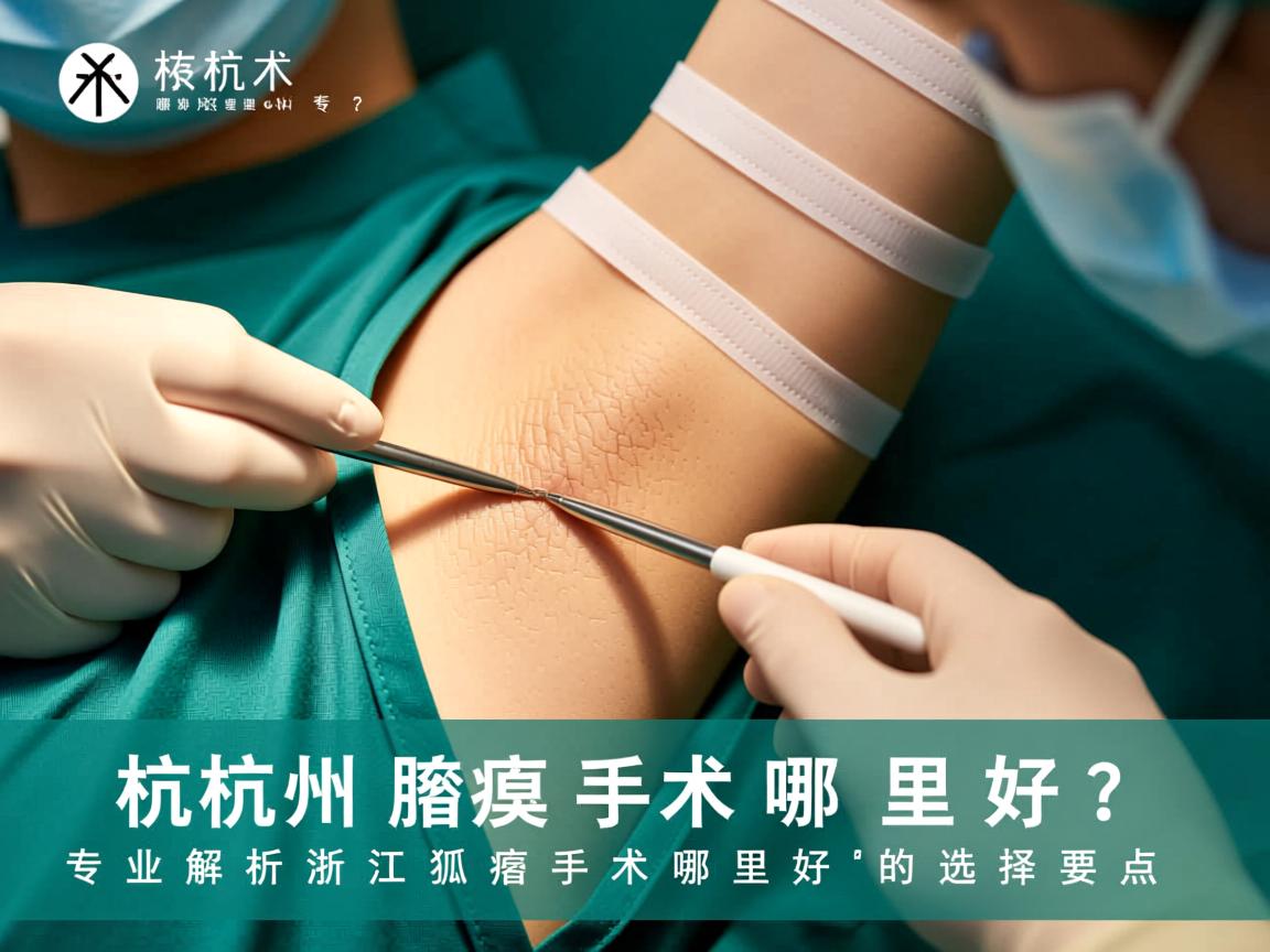 杭州腋臭手术哪里好？专业解析浙江狐臭手术哪里好的选择要点