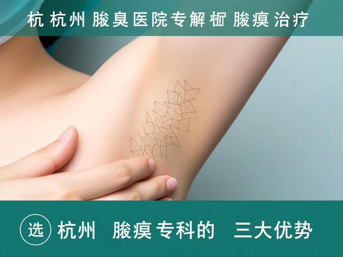 杭州腋臭医院专业解析腋臭治疗，选择杭州腋臭专科的三大优势