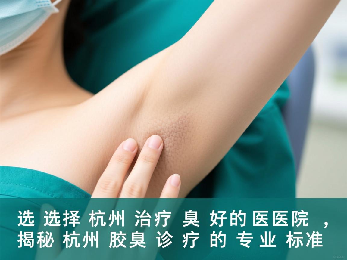 选择杭州治疗腋臭好的医院，揭秘杭州腋臭诊疗的专业标准