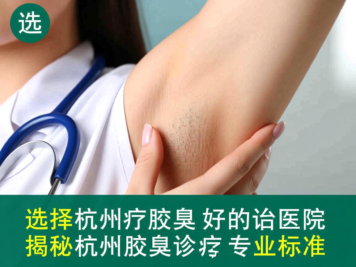 选择杭州治疗腋臭好的医院，揭秘杭州腋臭诊疗的专业标准