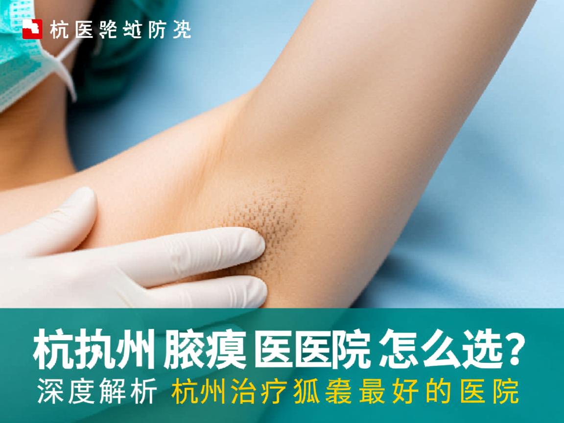 杭州腋臭医院怎么选？深度解析杭州治疗狐臭最好的医院
