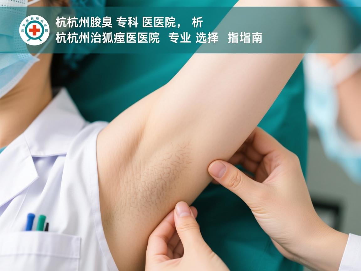 杭州腋臭专科医院解析，杭州治狐臭医院的专业选择指南