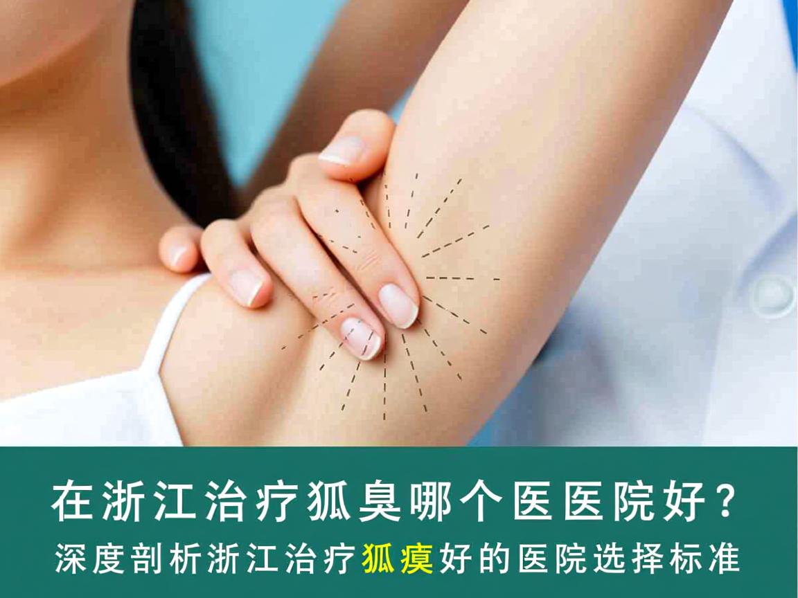 在浙江治疗狐臭哪个医院好？深度剖析浙江治疗狐臭好的医院选择标准