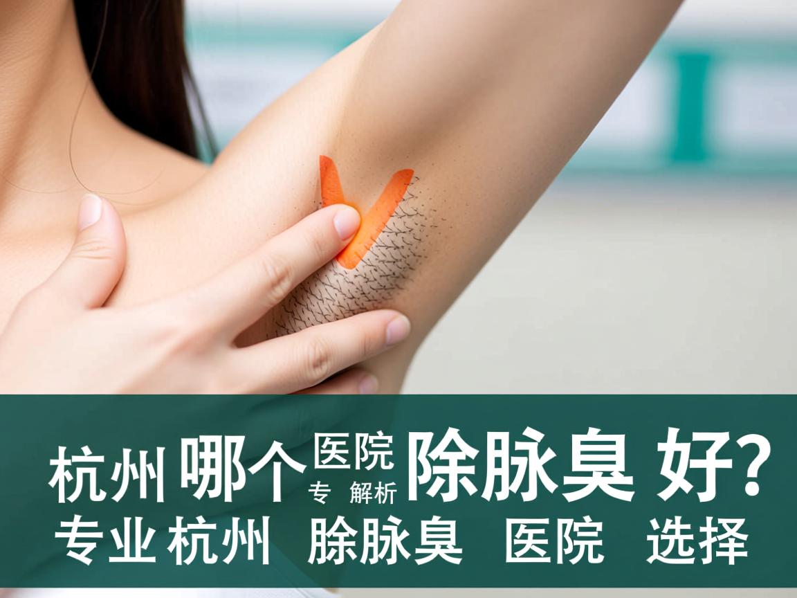 杭州哪个医院除腋臭好？专业解析杭州除腋臭医院的选择