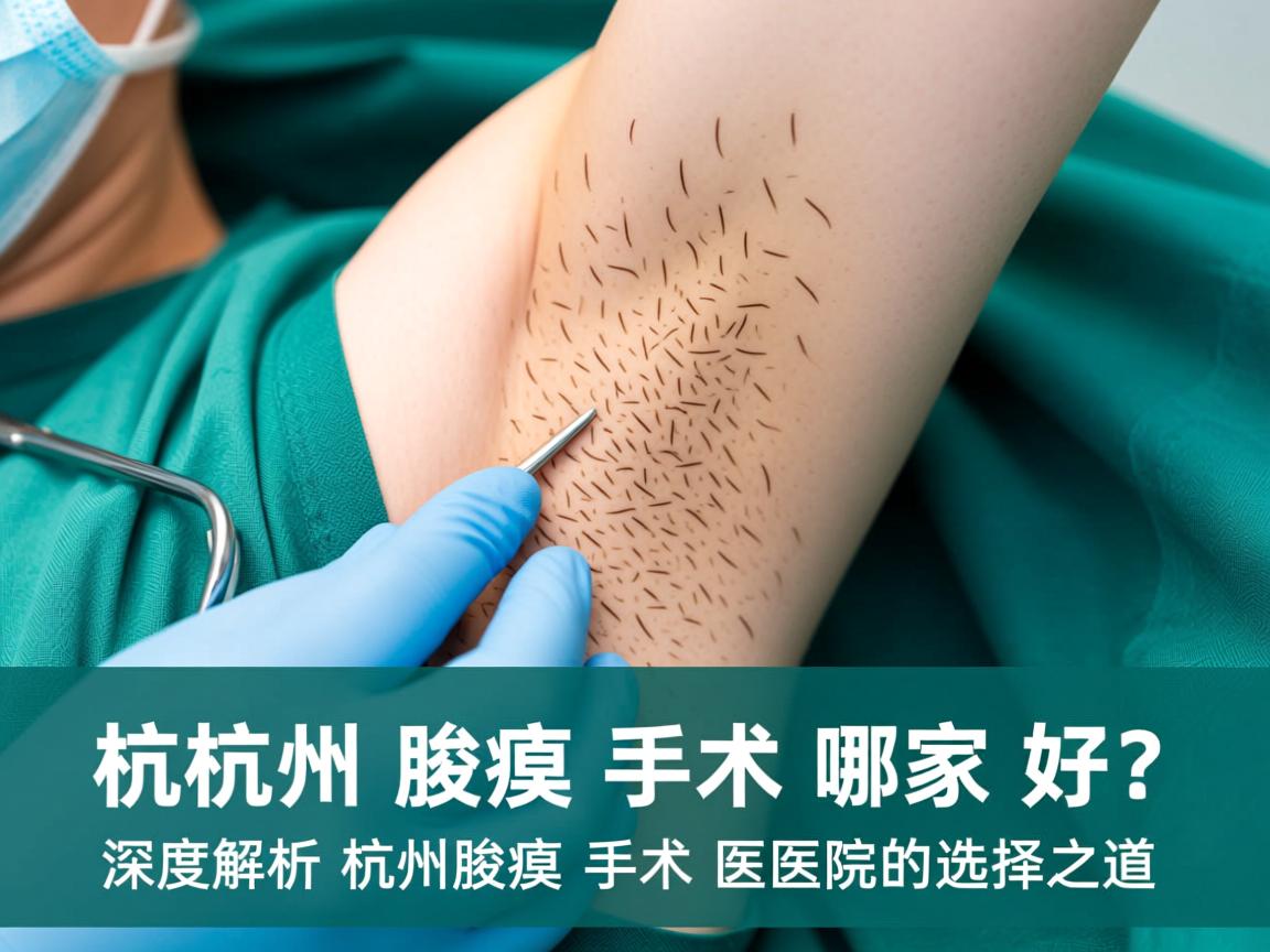 杭州腋臭手术哪家好？深度解析杭州腋臭手术医院的选择之道