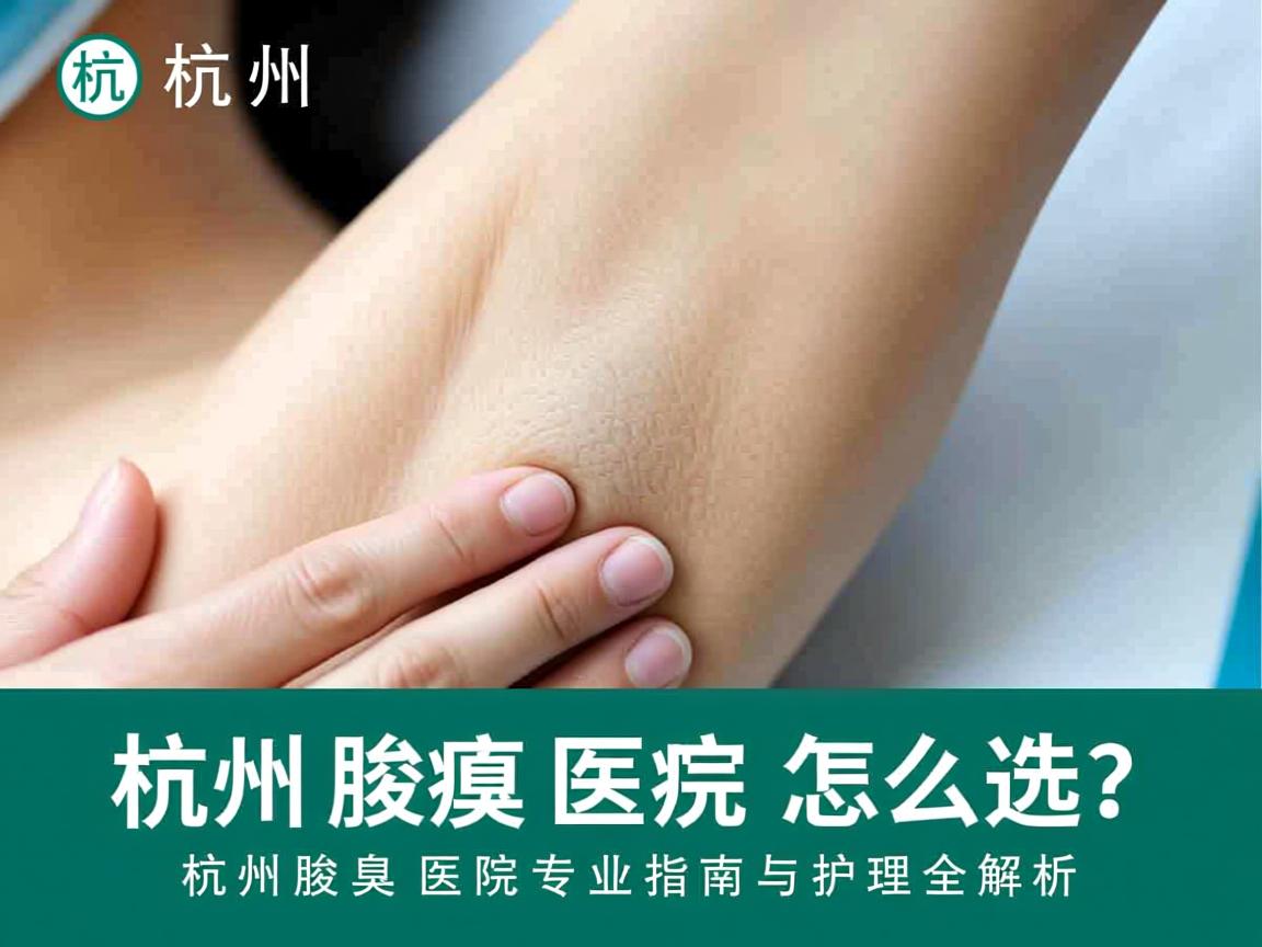 杭州腋臭医院怎么选？杭州腋臭医院专业指南与护理全解析