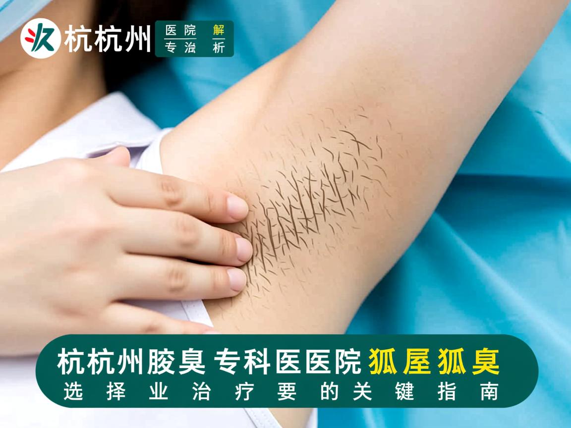 杭州腋臭专科医院解析，专业治疗狐臭，选择杭州腋臭专科医院的关键指南