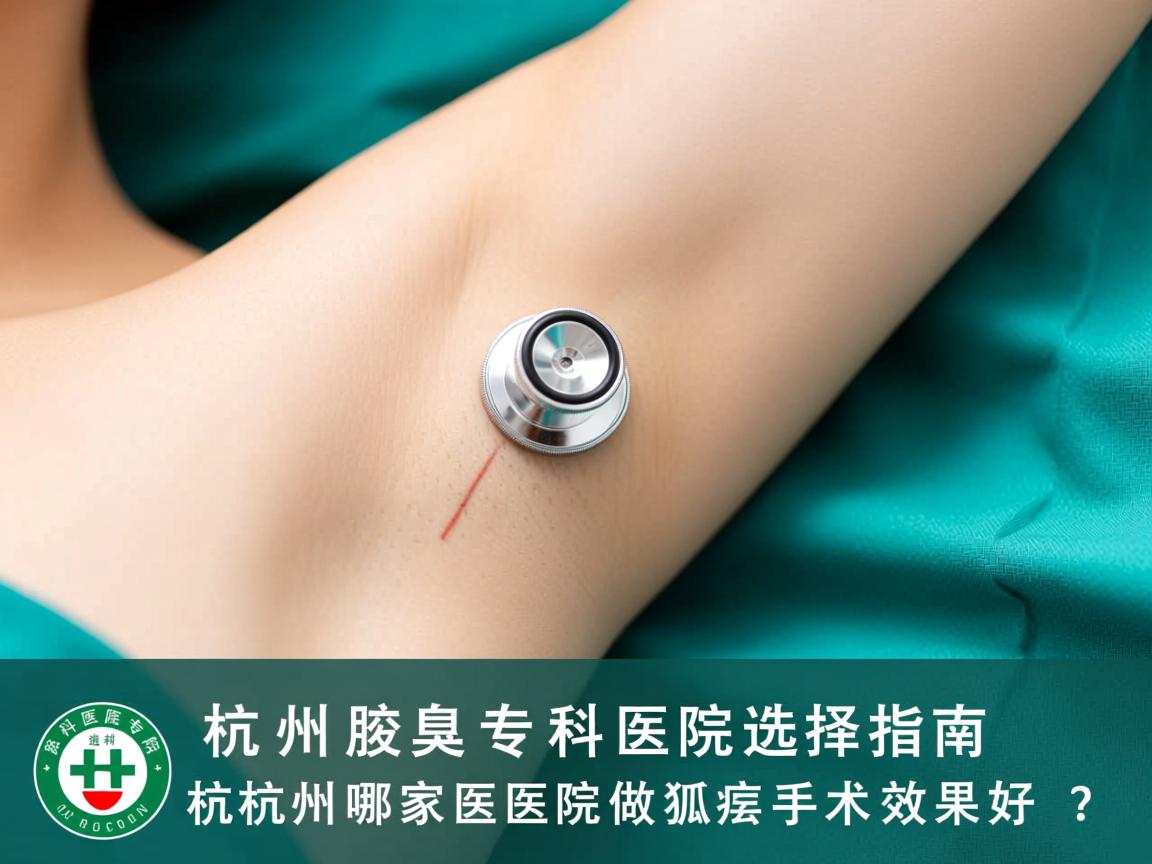 杭州腋臭专科医院选择指南，杭州哪家医院做狐臭手术效果好？