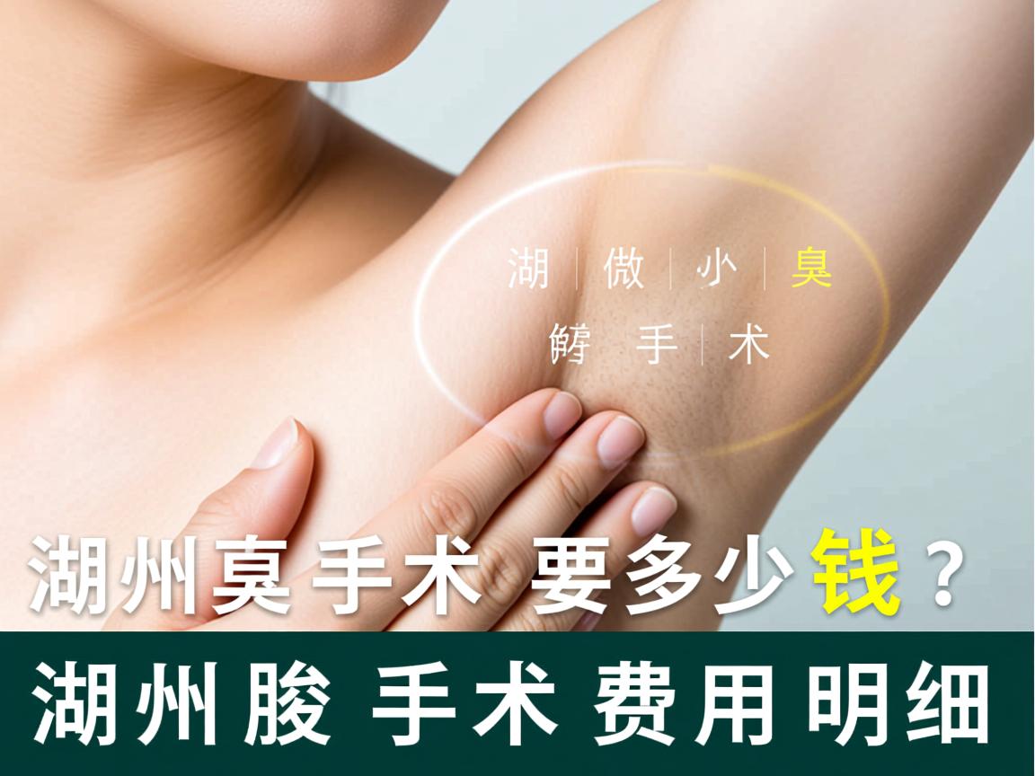 在湖州做腋臭手术要多少钱？解析湖州腋臭手术费用明细