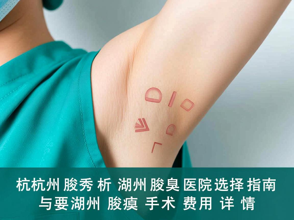 杭州腋秀解析，湖州腋臭医院选择指南与湖州腋臭手术费用详情