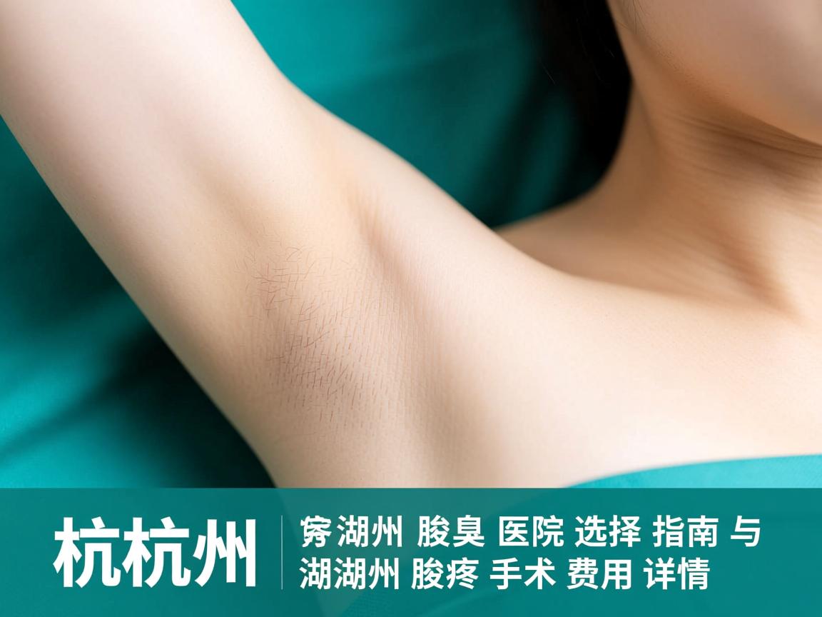 杭州腋秀解析，湖州腋臭医院选择指南与湖州腋臭手术费用详情