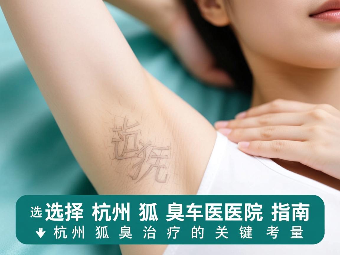 选择杭州狐臭医院指南,杭州狐臭治疗的关键考量 选择杭州狐臭医院指南,杭州狐臭治疗的关键考量
