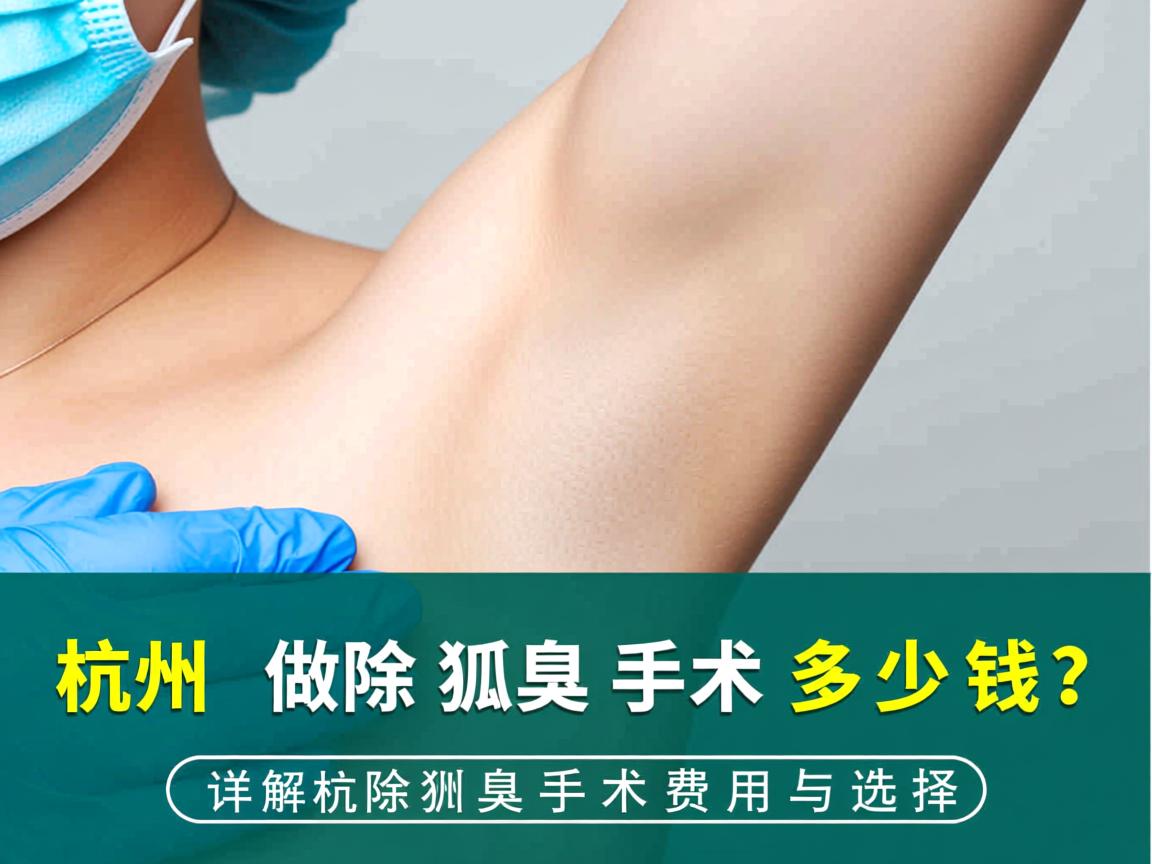 杭州做除狐臭手术多少钱?详解杭州除狐臭手术费用与选择 杭州做除狐臭手术多少钱?详解杭州除狐臭手术费用与选择