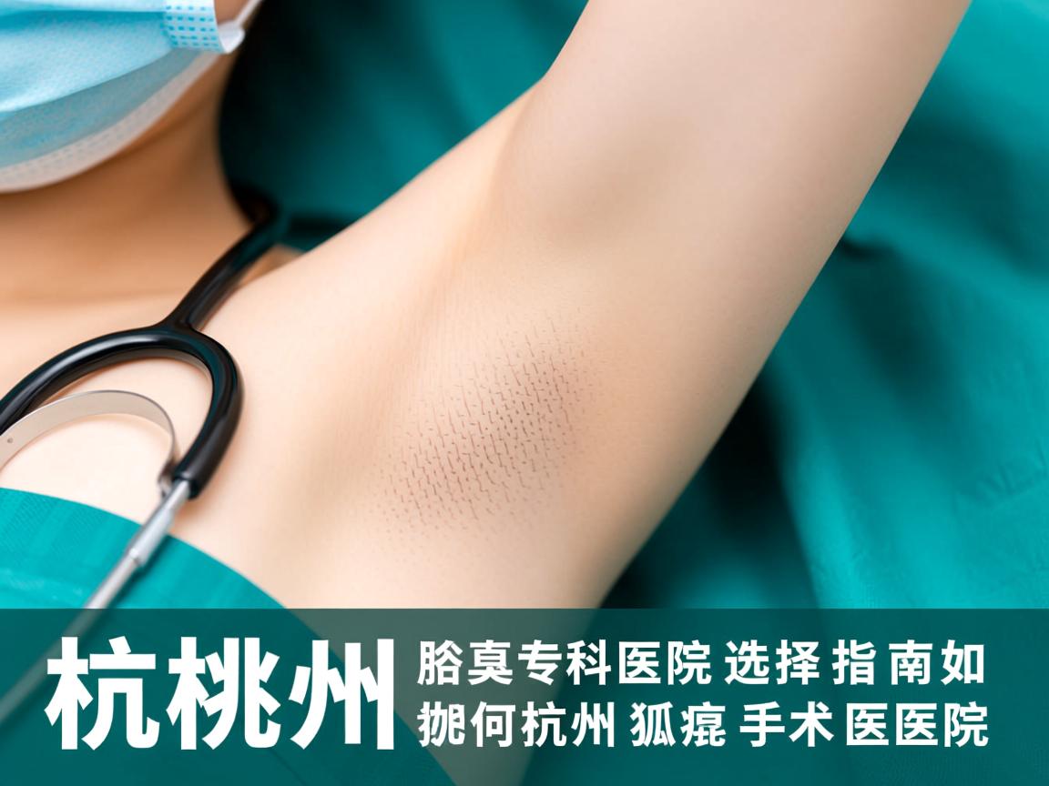 杭州腋臭专科医院选择指南,如何挑选最好的杭州狐臭手术医院 杭州腋臭专科医院选择指南,如何挑选最好的杭州狐臭手术医院