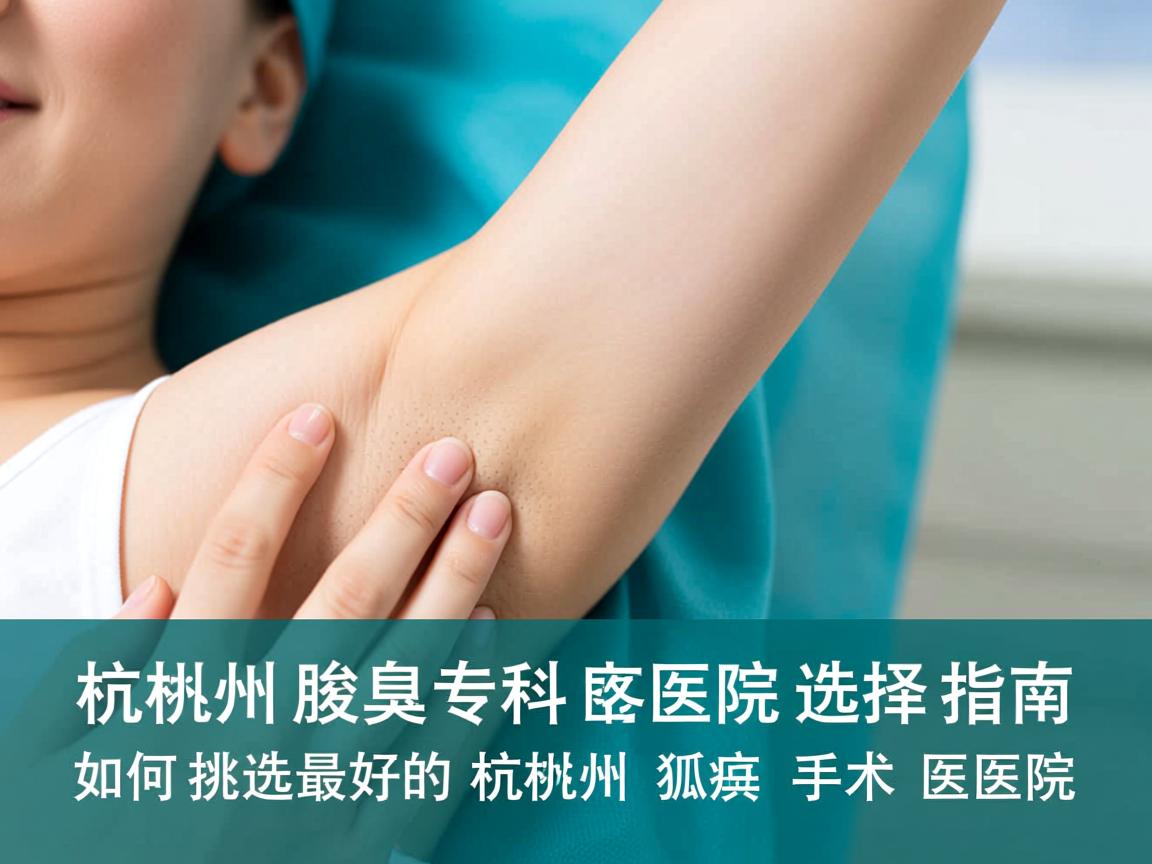 杭州腋臭专科医院选择指南,如何挑选最好的杭州狐臭手术医院 杭州腋臭专科医院选择指南,如何挑选最好的杭州狐臭手术医院
