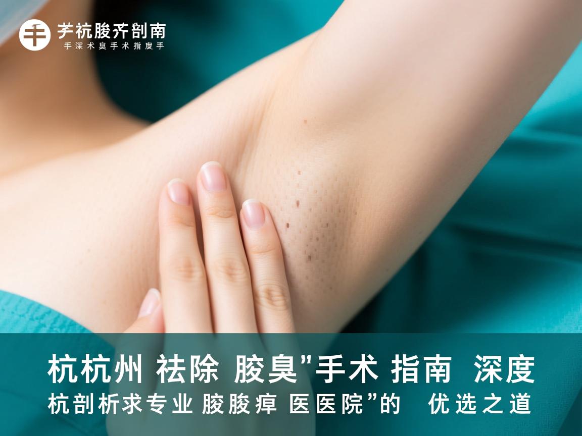 杭州祛除腋臭手术指南,深度剖析杭州专业腋臭医院的优选之道 杭州祛除腋臭手术指南,深度剖析杭州专业腋臭医院的优选之道