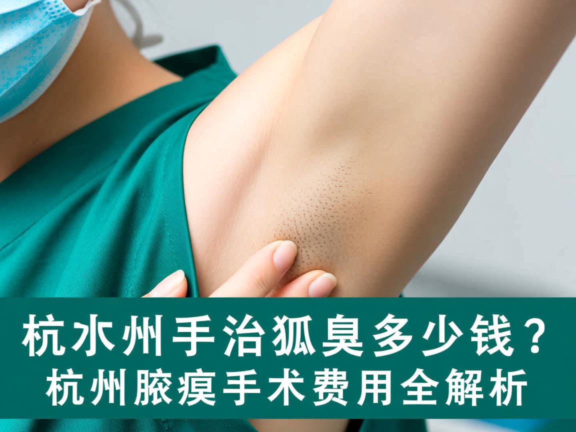 杭州手术治狐臭多少钱?杭州腋臭手术费用全解析 杭州手术治狐臭多少钱?杭州腋臭手术费用全解析