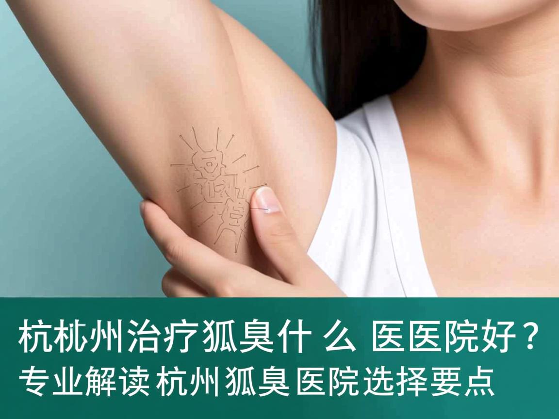 杭州治疗狐臭什么医院好?专业解读杭州狐臭医院选择要点 杭州治疗狐臭什么医院好?专业解读杭州狐臭医院选择要点
